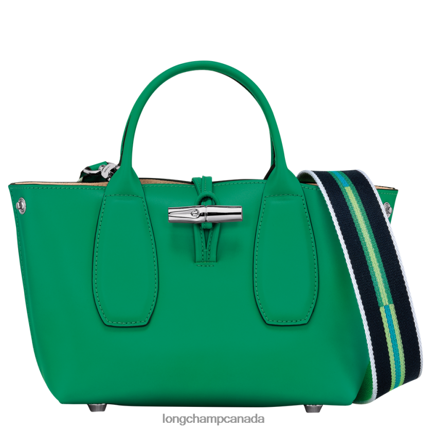Longchamp Roseau Handbag Grass/Green Light Women Bags 2XXDPB101