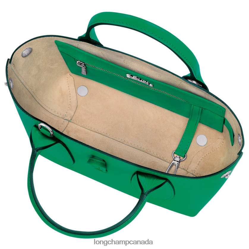 Longchamp Roseau Handbag Grass/Green Light Women Bags 2XXDPB101