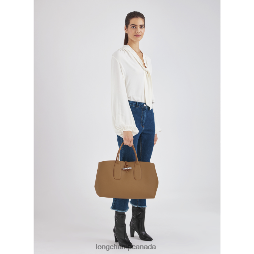 Longchamp Roseau Handbag Natural Women Bags 2XXDPB110