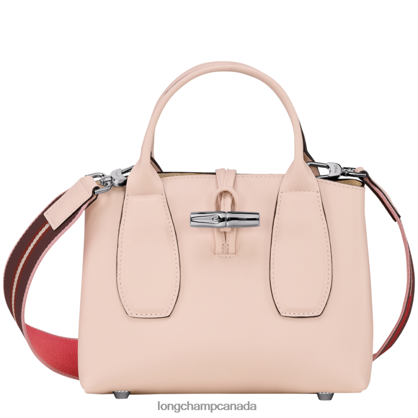 Longchamp Roseau Handbag Pale Pink Women Bags 2XXDPB102