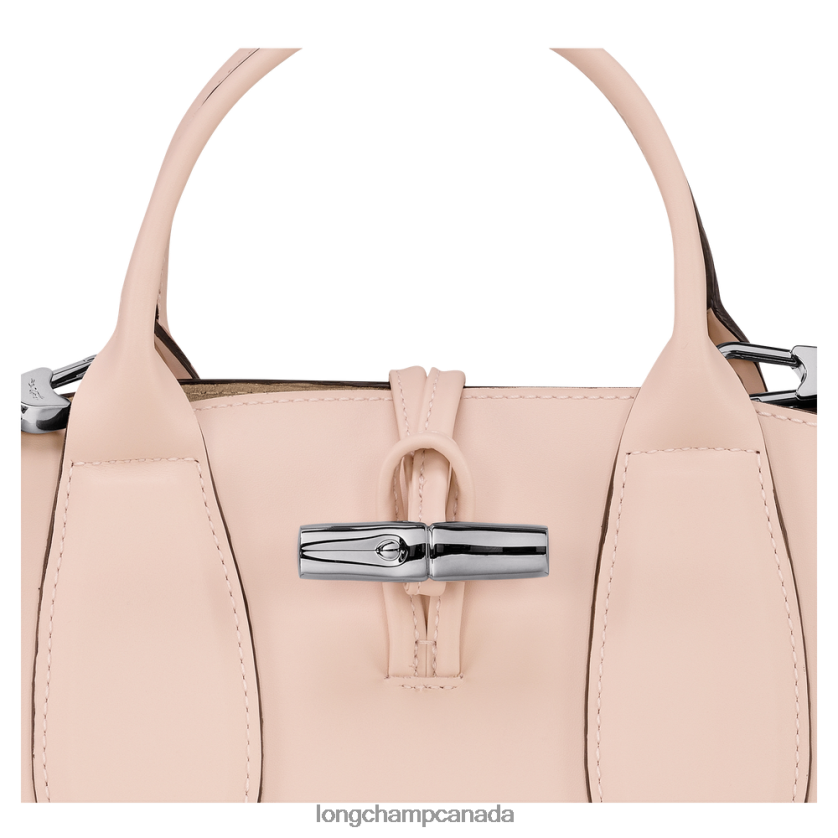 Longchamp Roseau Handbag Pale Pink Women Bags 2XXDPB102