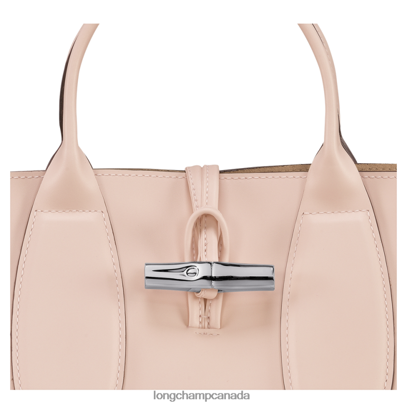 Longchamp Roseau Handbag Pale Pink Women Bags 2XXDPB99