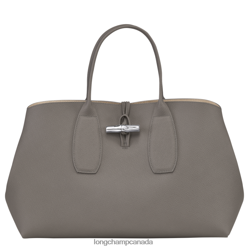 Longchamp Roseau Handbag Turtledove Women Bags 2XXDPB111