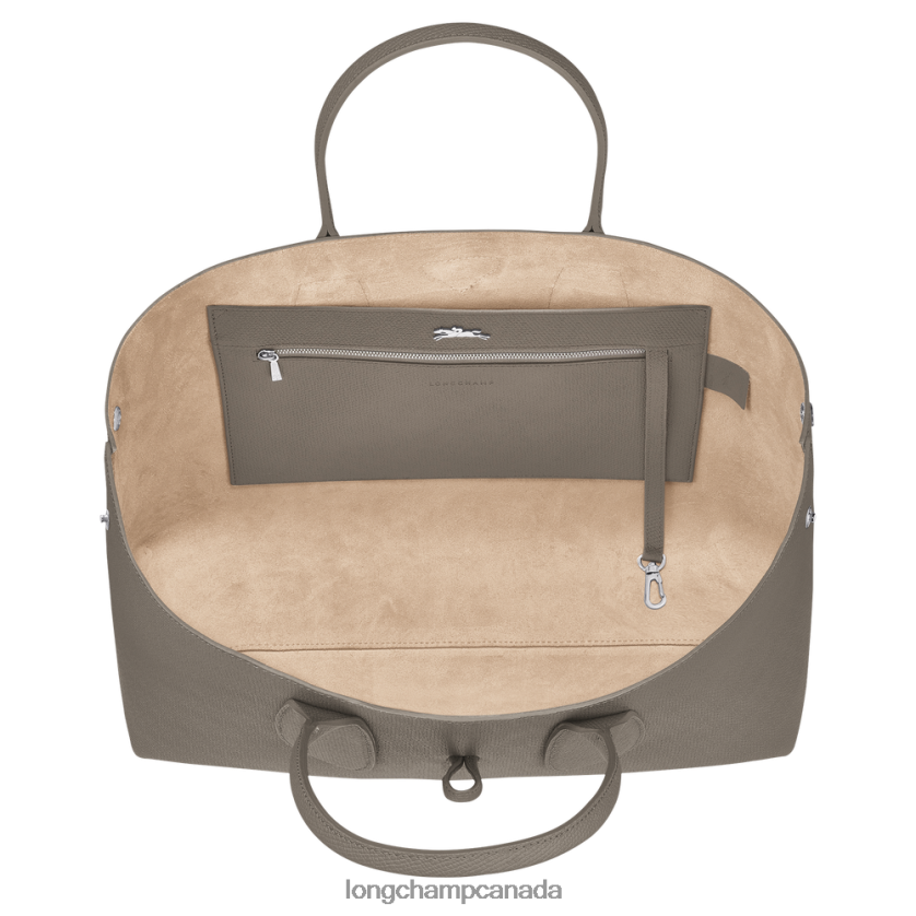 Longchamp Roseau Handbag Turtledove Women Bags 2XXDPB111