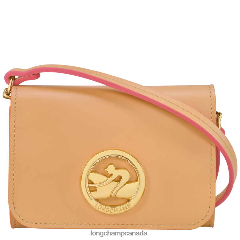 Longchamp Box-Trot Coin purse with leather lace Vegetal Women Leather Goods 2XXDPB513