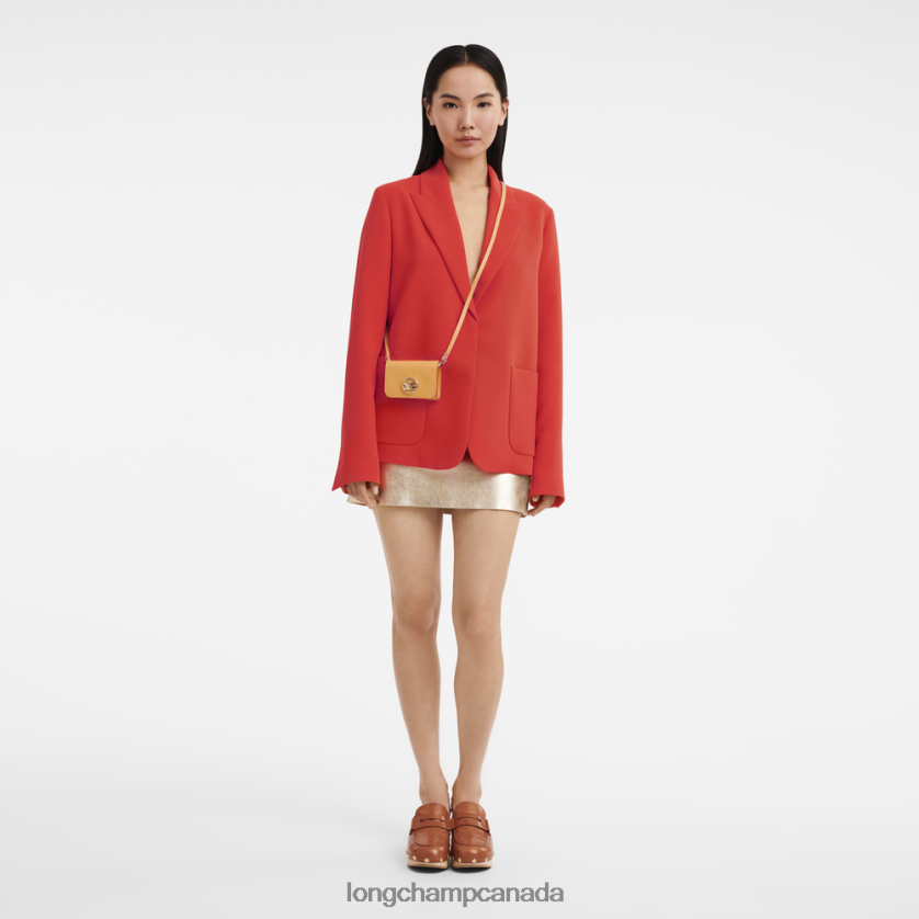 Longchamp Box-Trot Coin purse with leather lace Vegetal Women Leather Goods 2XXDPB513