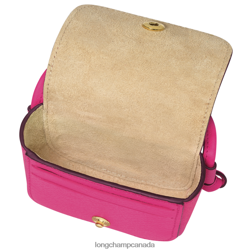 Longchamp Epure Coin purse with leather lace Fuchsia Women Leather Goods 2XXDPB535