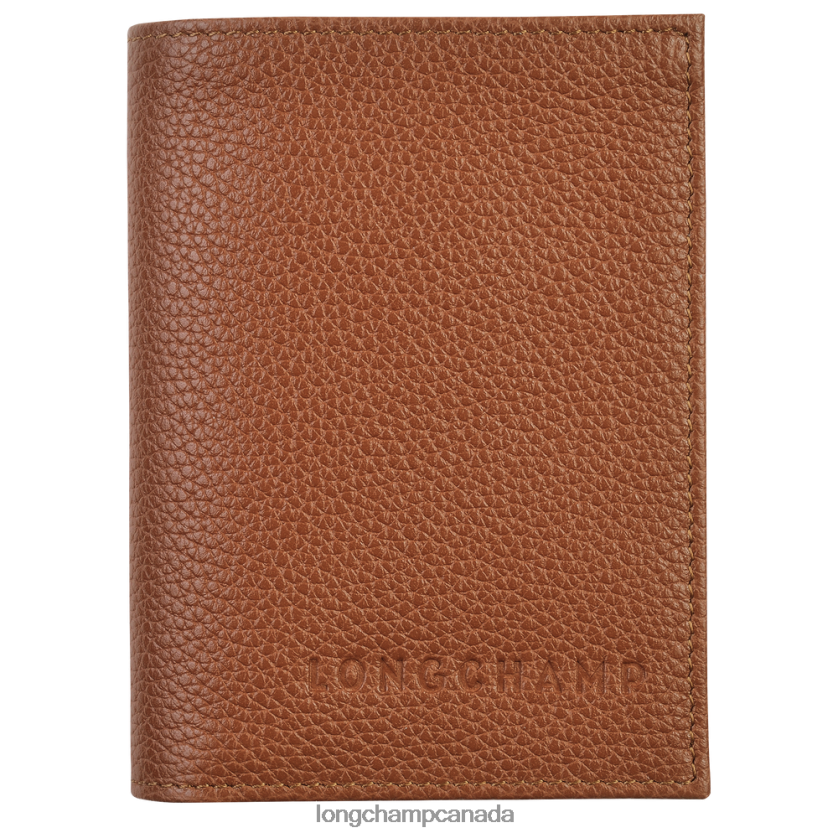 Longchamp Le Foulonne Card holder Caramel Women Leather Goods 2XXDPB658
