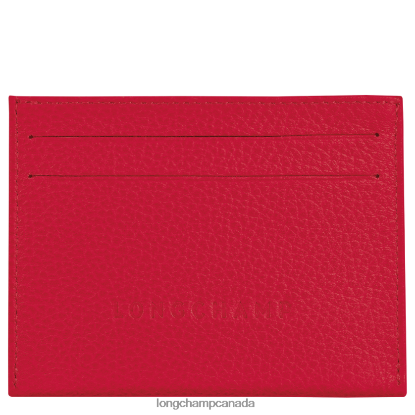 Longchamp Le Foulonne Cardholder Love Women Leather Goods 2XXDPB646