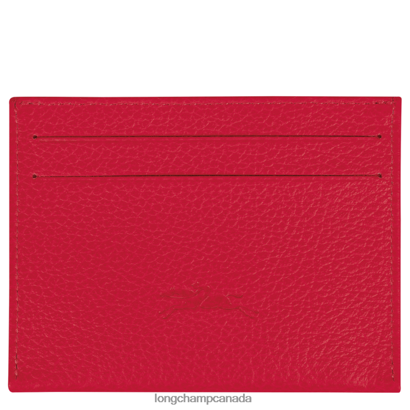 Longchamp Le Foulonne Cardholder Love Women Leather Goods 2XXDPB646