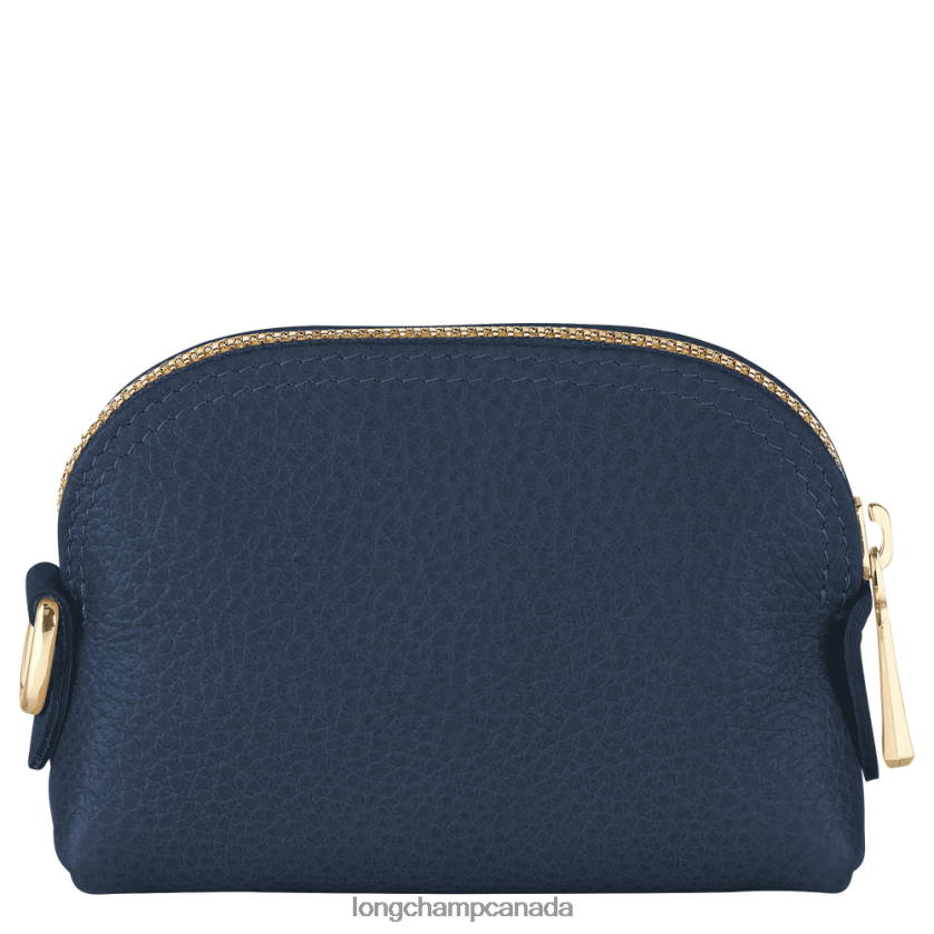 Longchamp Le Foulonne Coin purse Navy Women Leather Goods 2XXDPB530