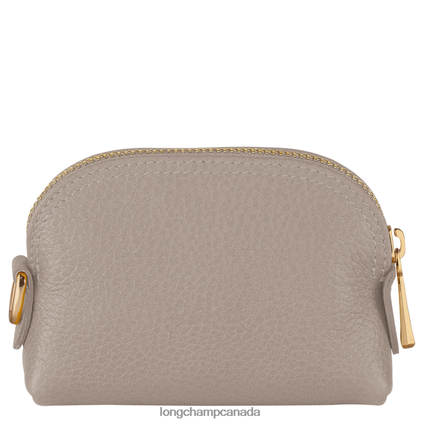 Longchamp Le Foulonne Coin purse Turtledove Women Leather Goods 2XXDPB528