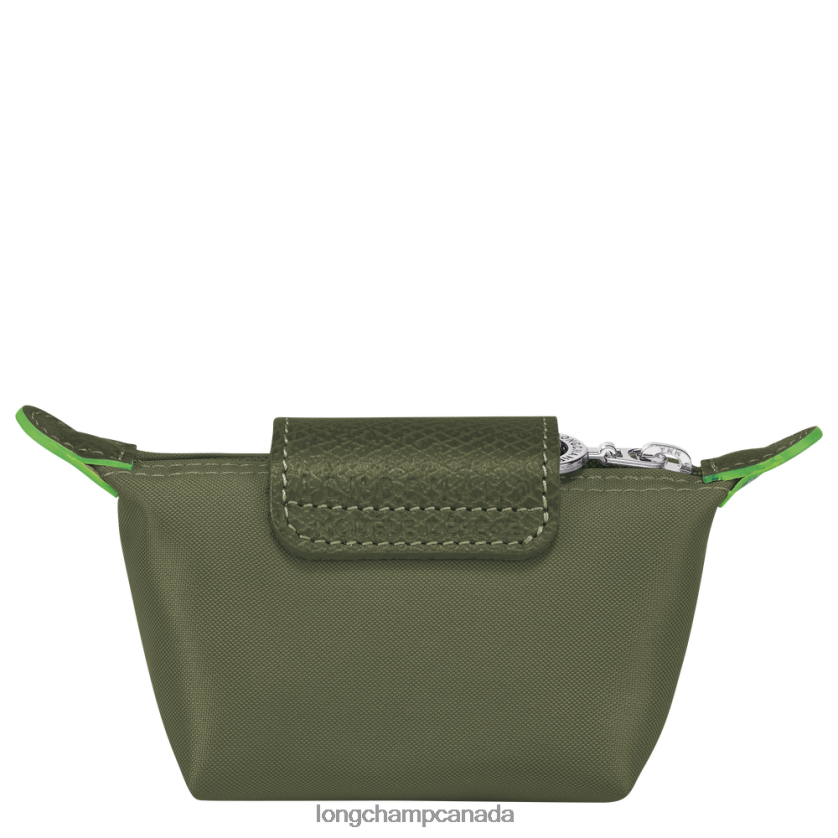 Longchamp Le Pliage Green Coin purse Forest Women Leather Goods 2XXDPB507