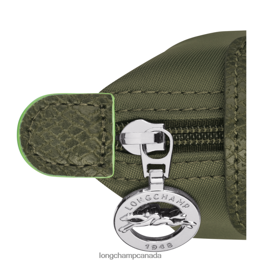 Longchamp Le Pliage Green Coin purse Forest Women Leather Goods 2XXDPB507