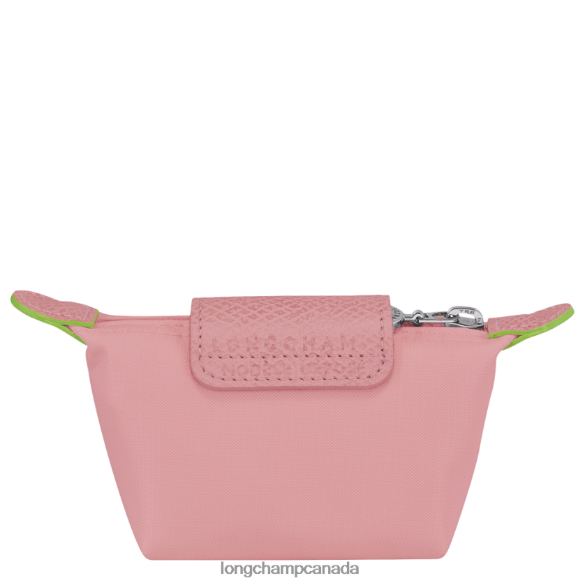 Longchamp Le Pliage Green Coin purse Petal Pink Women Leather Goods 2XXDPB512