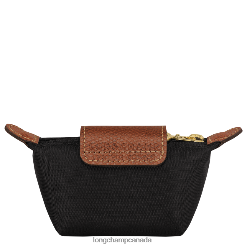 Longchamp Le Pliage Original Coin purse Black Women Leather Goods 2XXDPB499
