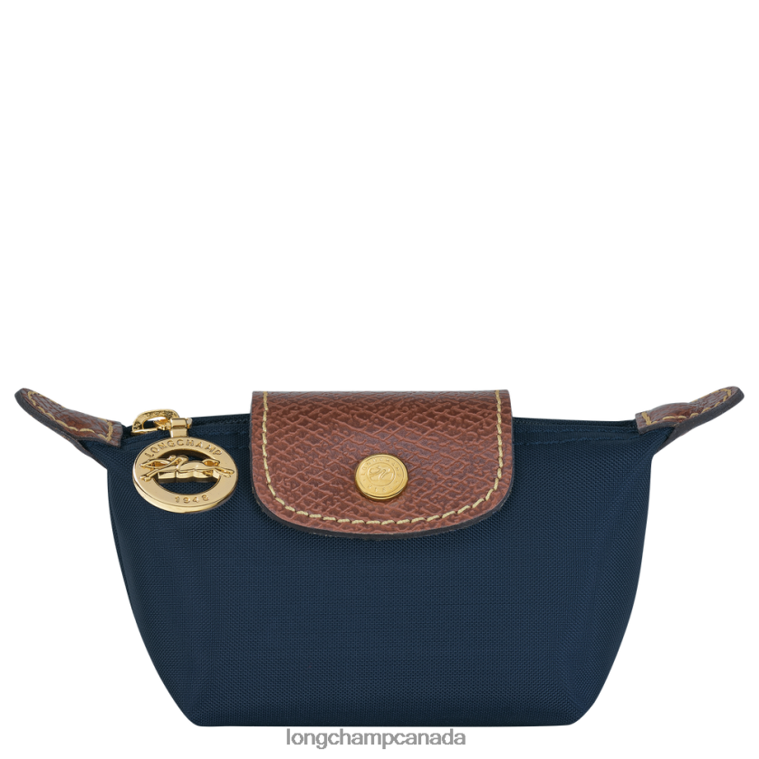Longchamp Le Pliage Original Coin purse Navy Women Leather Goods 2XXDPB502