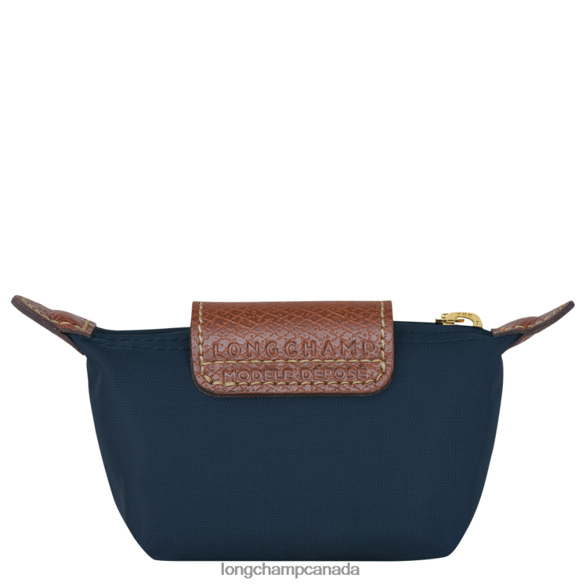 Longchamp Le Pliage Original Coin purse Navy Women Leather Goods 2XXDPB502