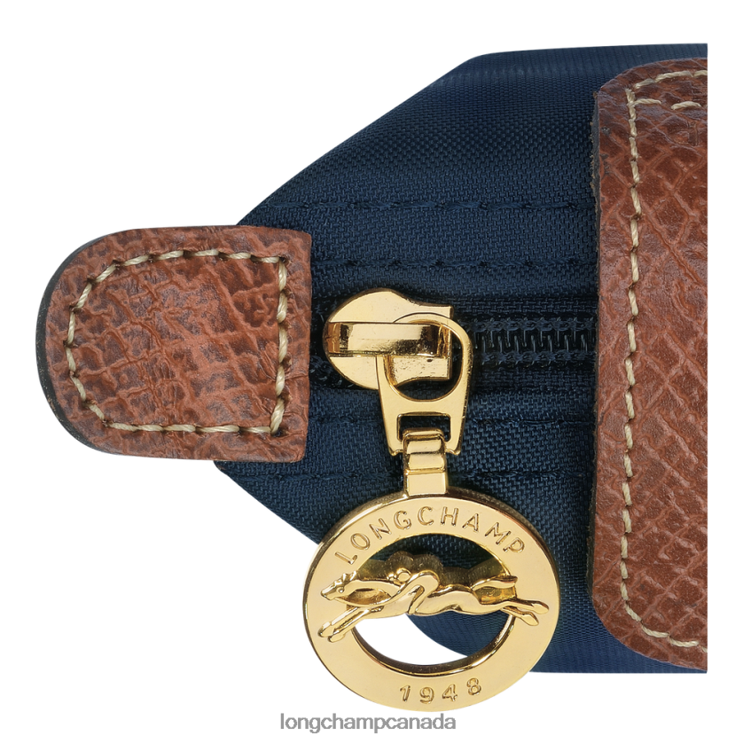 Longchamp Le Pliage Original Coin purse Navy Women Leather Goods 2XXDPB502