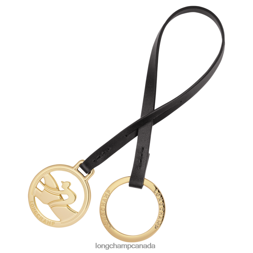 Longchamp Box-Trot Key rings Black Women Leather Goods 2XXDPB740
