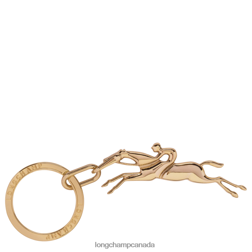 Longchamp Cavalier Key Rings Very pale gold Women Leather Goods 2XXDPB747