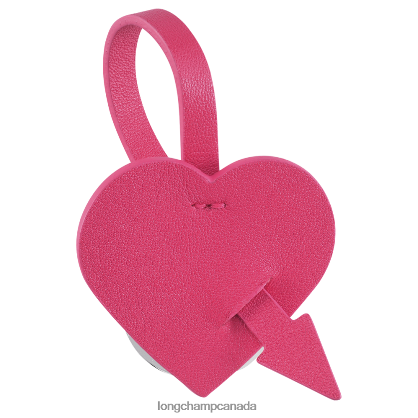 Longchamp Coeur Key rings Pink Women Leather Goods 2XXDPB758