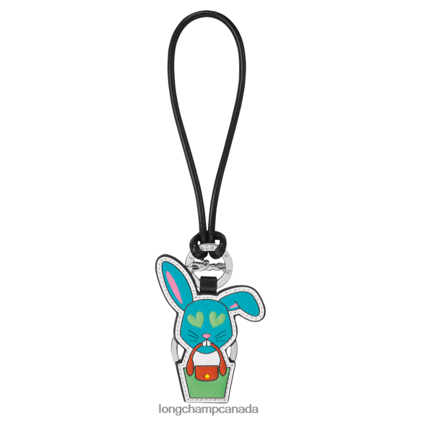 Longchamp Lapin Key rings Green Women Leather Goods 2XXDPB757