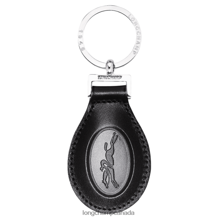Longchamp Le Foulonne Key Rings Black Women Leather Goods 2XXDPB748