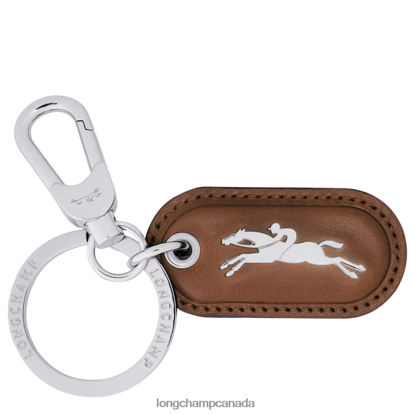 Longchamp Roseau Key Rings Cognac Women Leather Goods 2XXDPB744
