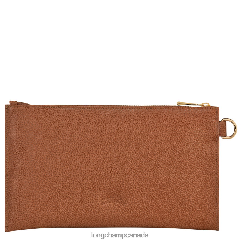 Longchamp Le Foulonne Pouch Caramel Women Leather Goods 2XXDPB701