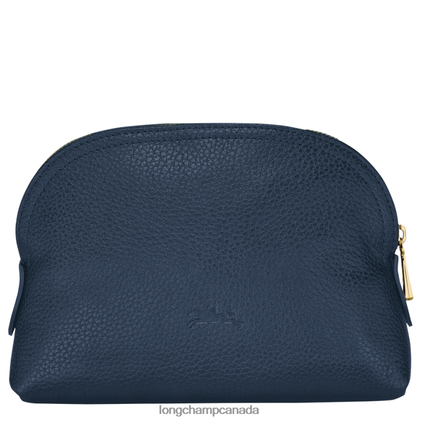 Longchamp Le Foulonne Pouch Navy Women Leather Goods 2XXDPB698