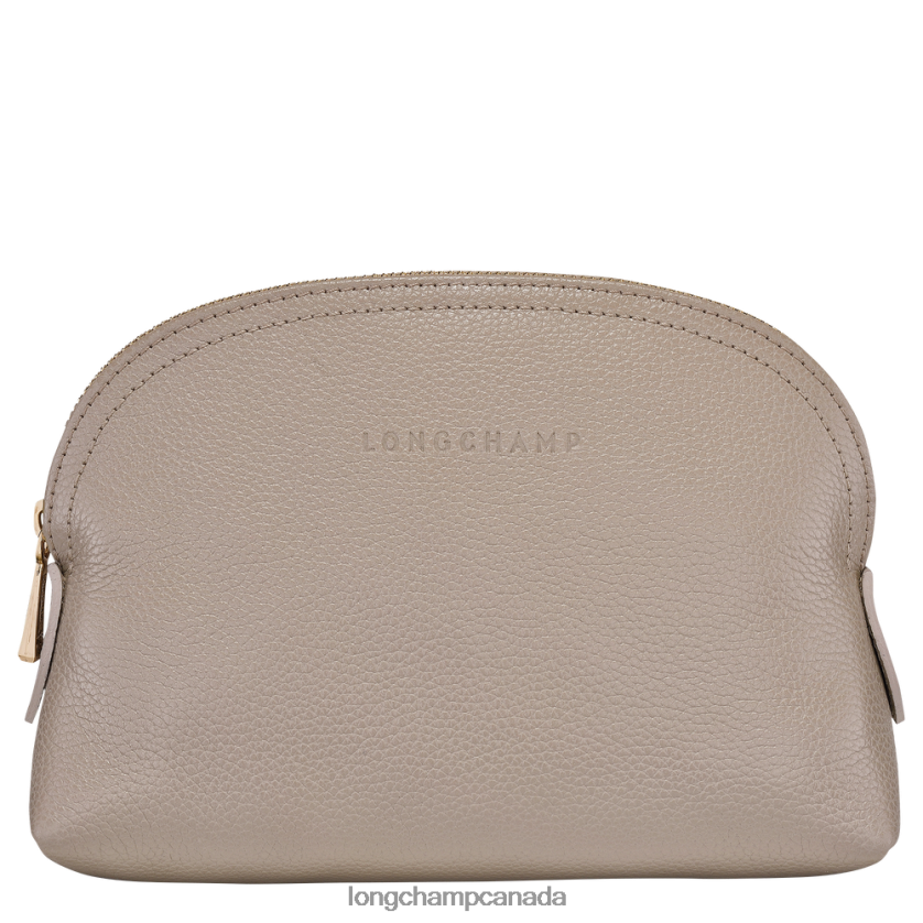 Longchamp Le Foulonne Pouch Turtledove Women Leather Goods 2XXDPB697