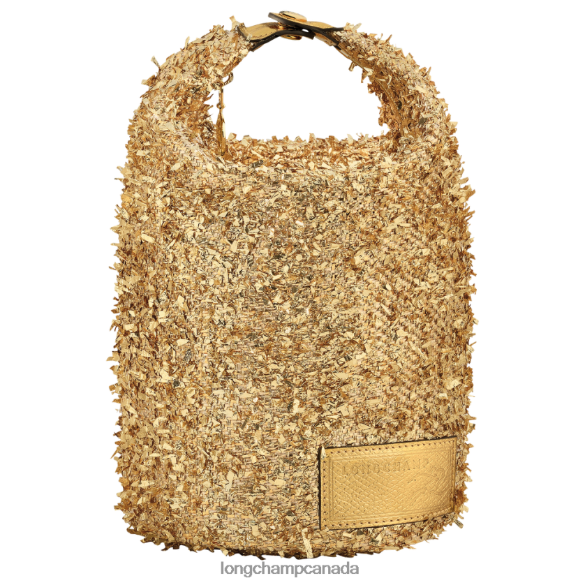 Longchamp Le Pliage Collection Pouch Gold Women Leather Goods 2XXDPB221