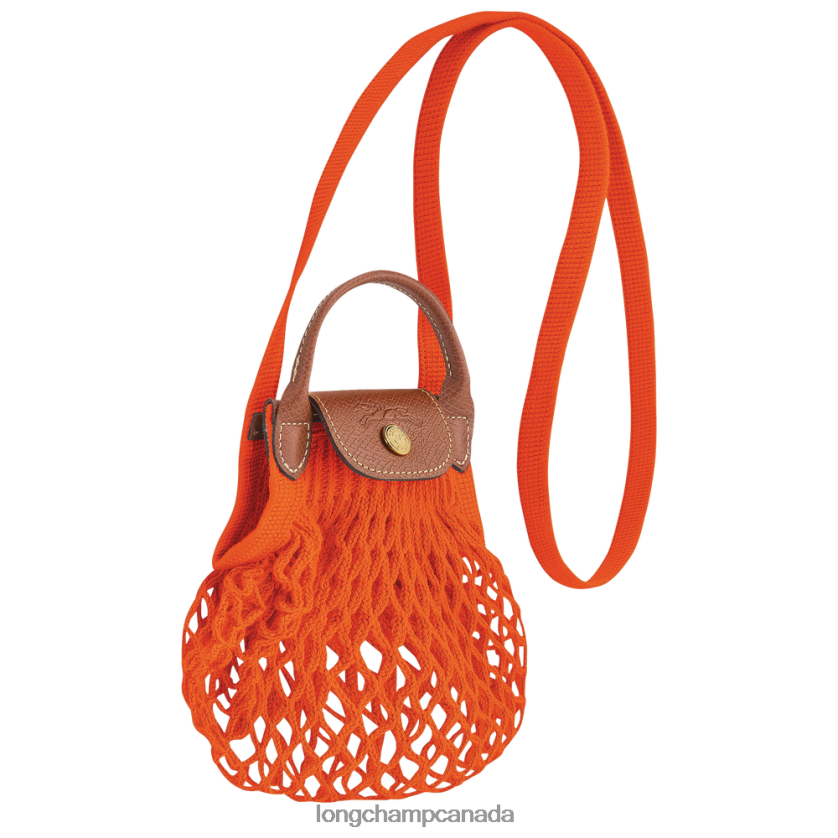 Longchamp Le Pliage Filet Mesh bag Orange Women Leather Goods 2XXDPB6