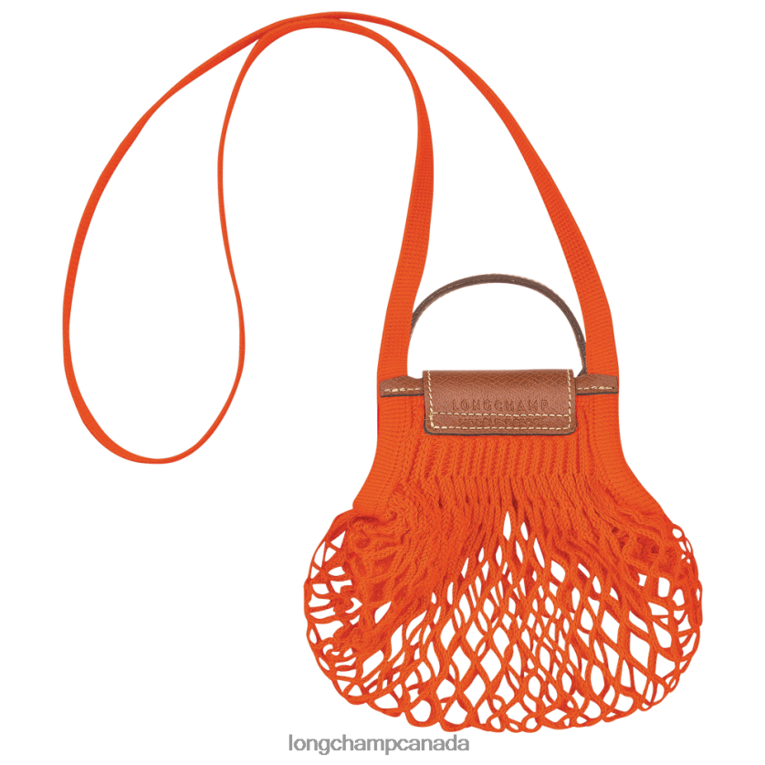Longchamp Le Pliage Filet Mesh bag Orange Women Leather Goods 2XXDPB6