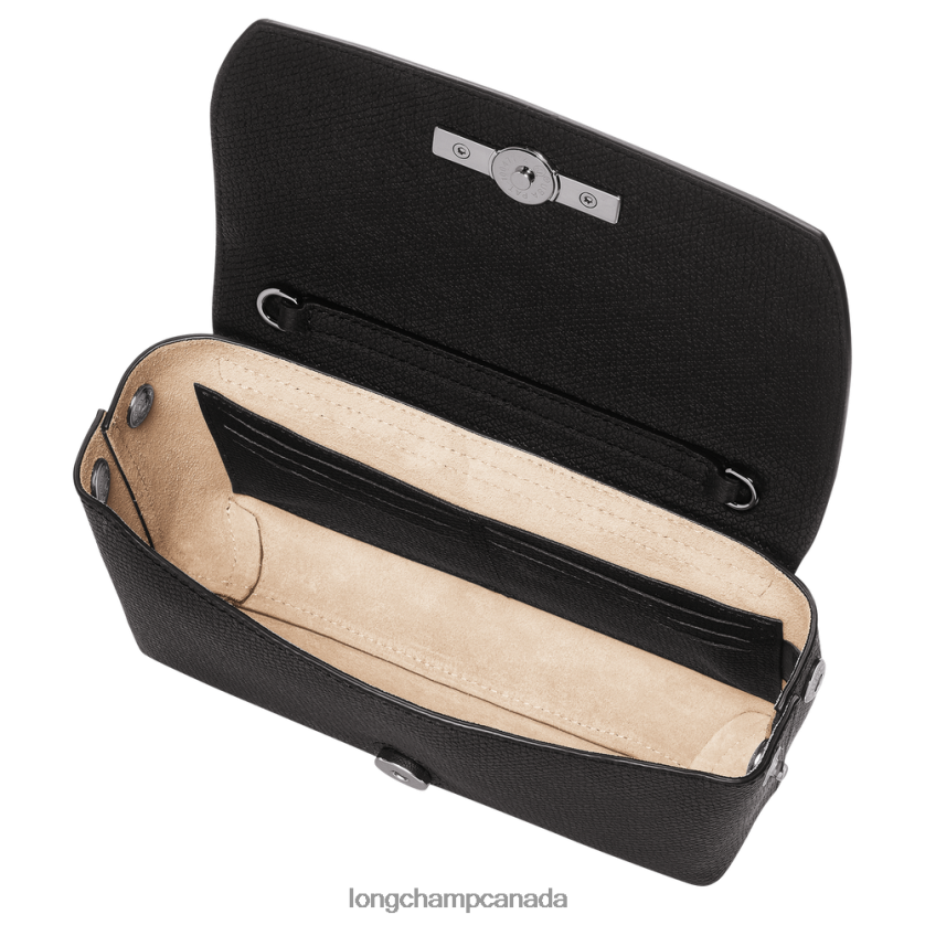 Longchamp Roseau Clutch Black Women Leather Goods 2XXDPB250