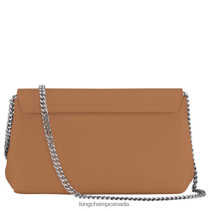 Longchamp Roseau Clutch Natural Women Leather Goods 2XXDPB251