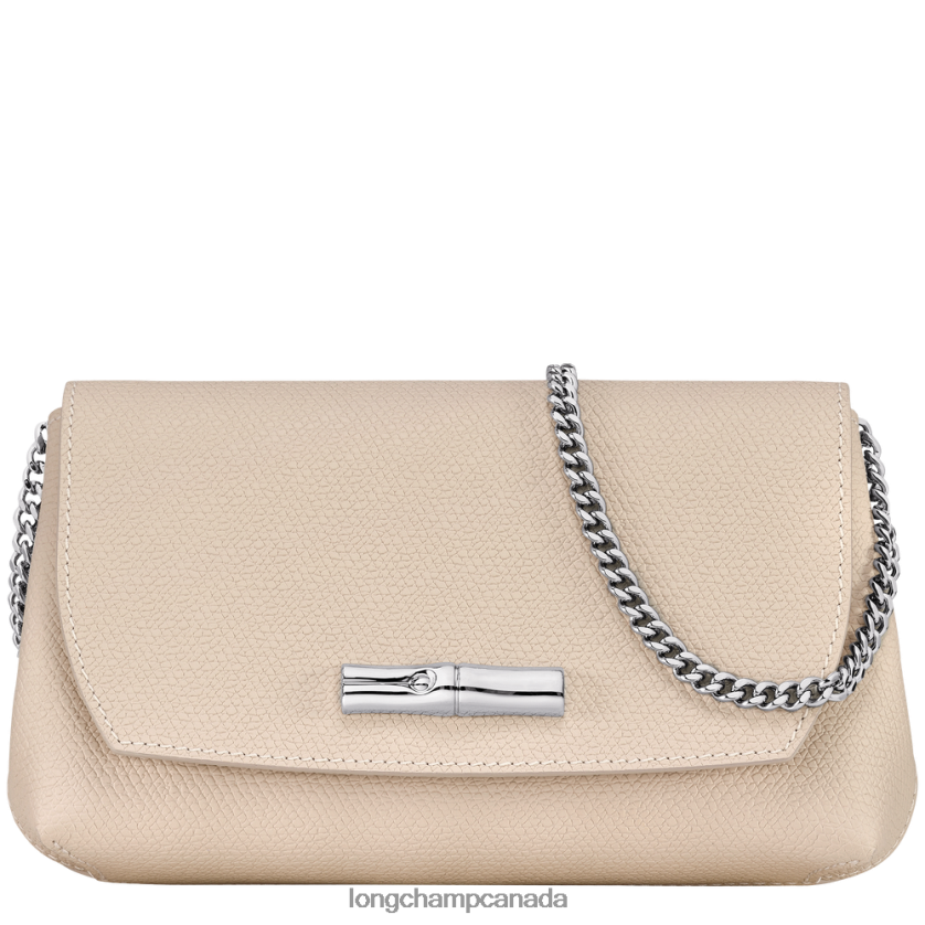 Longchamp Roseau Clutch Paper Women Leather Goods 2XXDPB253