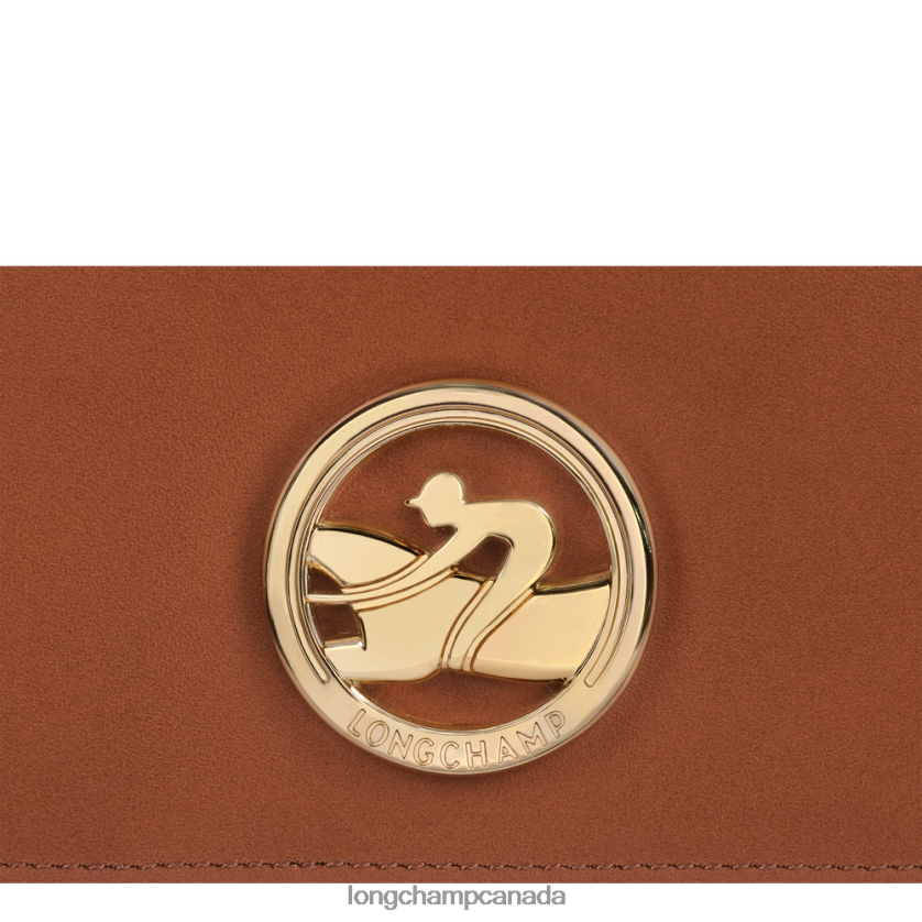 Longchamp Box-Trot Continental wallet Cognac Women Leather Goods 2XXDPB560