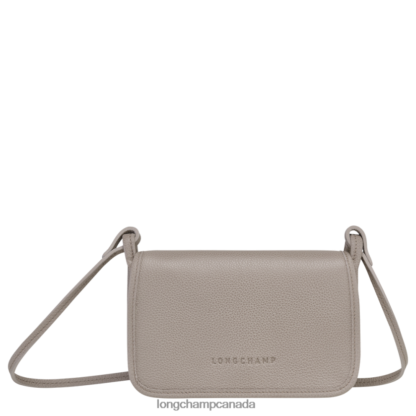 Longchamp Le Foulonne Wallet on chain Turtledove Women Leather Goods 2XXDPB332