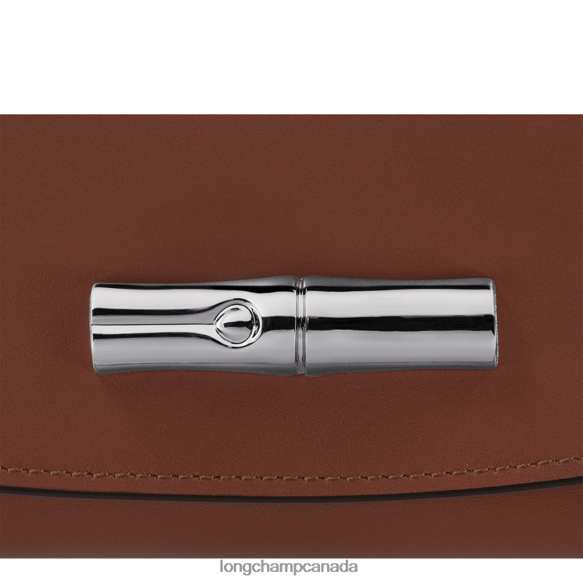 Longchamp Roseau Wallet Ebony Women Leather Goods 2XXDPB562