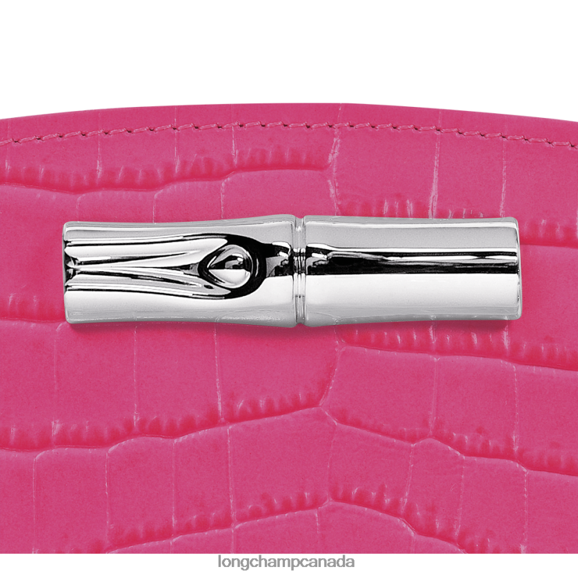 Longchamp Roseau Wallet Fuchsia Women Leather Goods 2XXDPB593