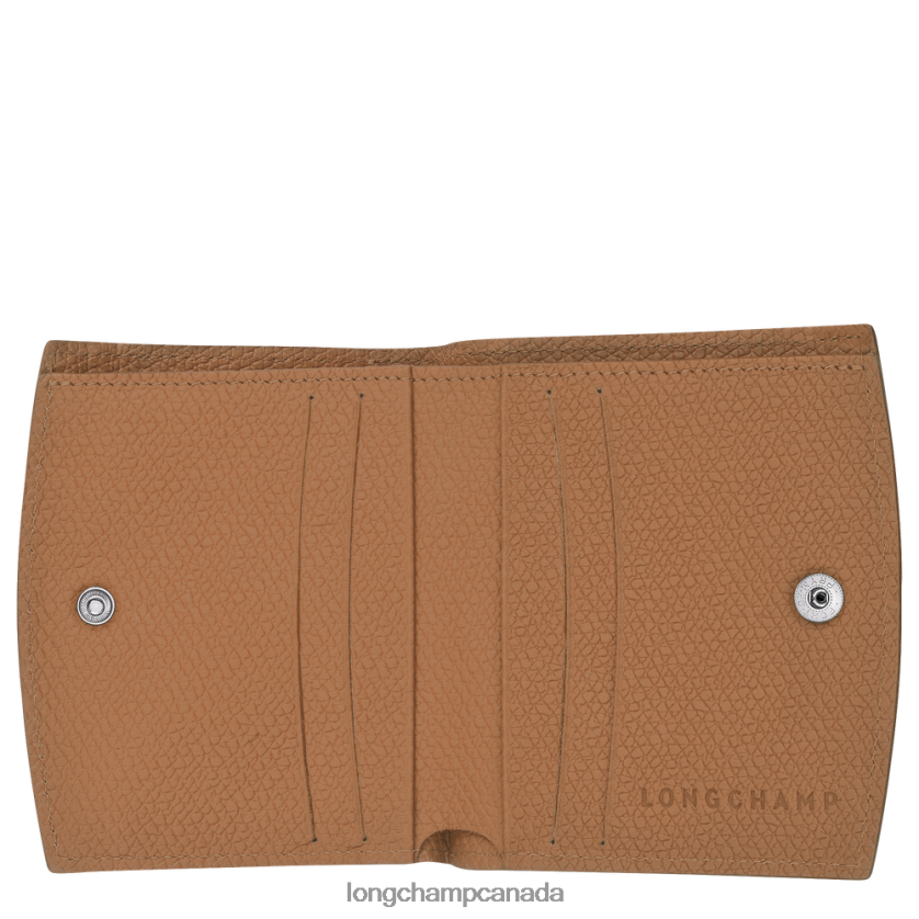 Longchamp Roseau Wallet Natural Women Leather Goods 2XXDPB582