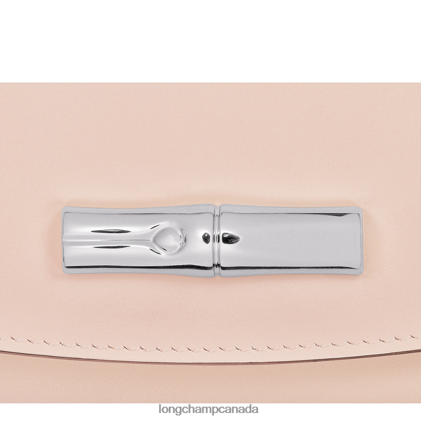 Longchamp Roseau Wallet Pale Pink Women Leather Goods 2XXDPB564