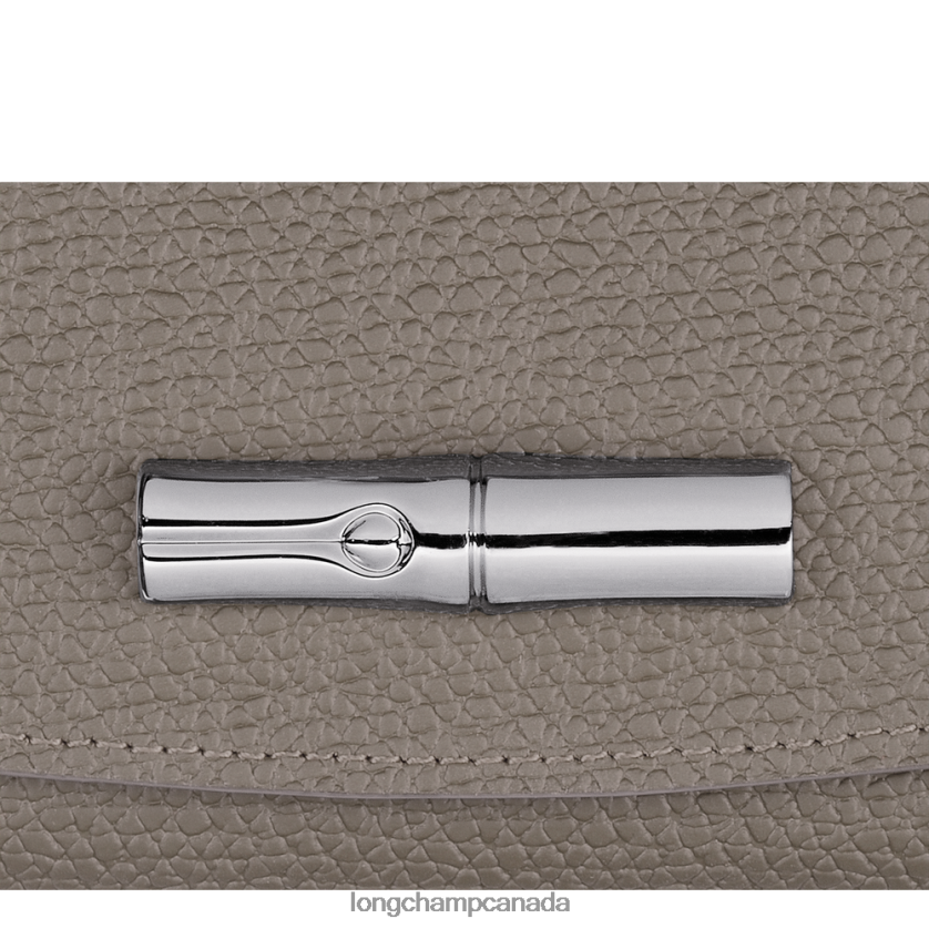 Longchamp Roseau Wallet Turtledove Women Leather Goods 2XXDPB580