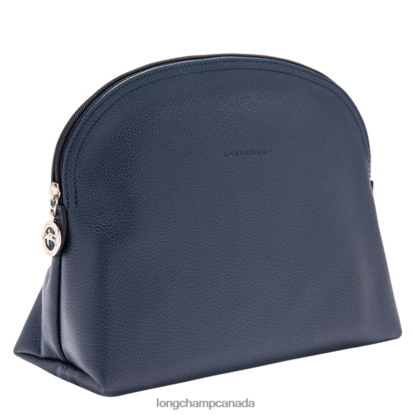 Longchamp Le Foulonne Toiletry case Navy Women Bags 2XXDPB876
