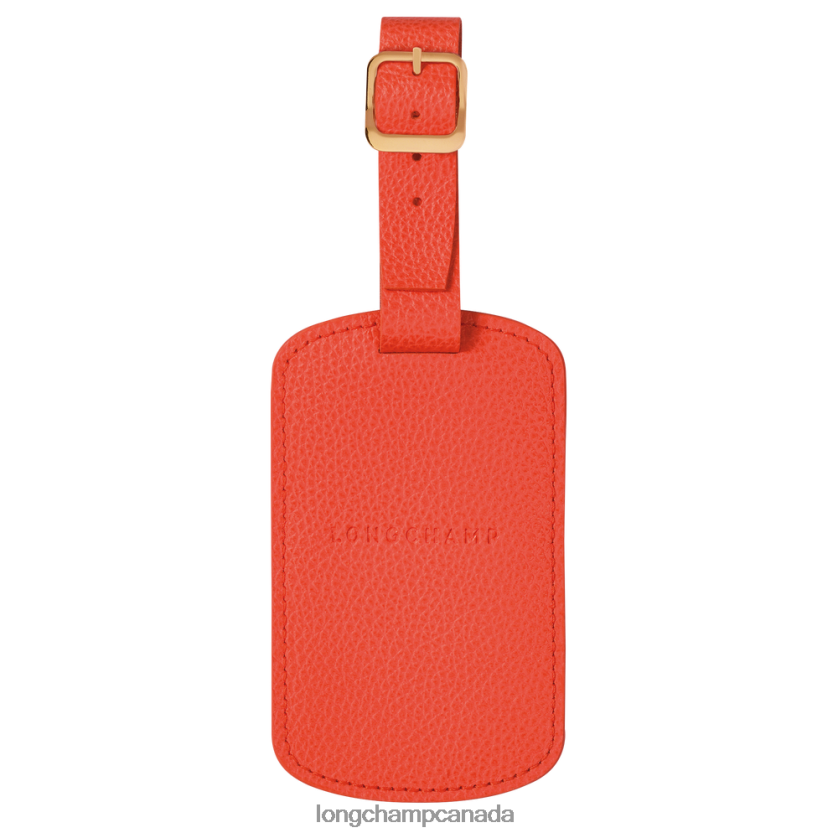 Longchamp Le Foulonne Luggage tag Orange Women Accessories 2XXDPB852