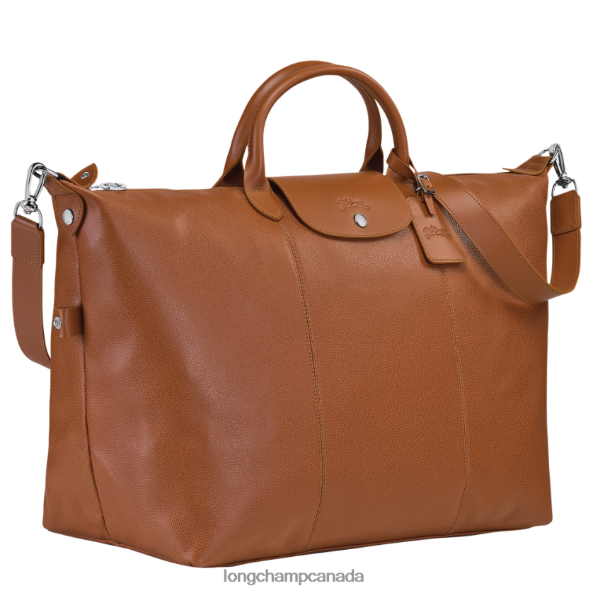 Longchamp Le Foulonne Travel bag Caramel Women Bags 2XXDPB829