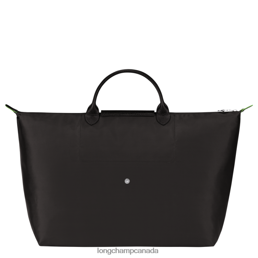 Longchamp Le Pliage Green Travel bag Black Women Bags 2XXDPB786