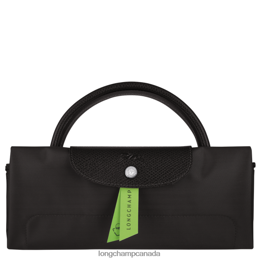 Longchamp Le Pliage Green Travel bag Black Women Bags 2XXDPB786